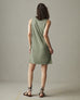 Women's Muscle Tee Dress - Light Fatigue